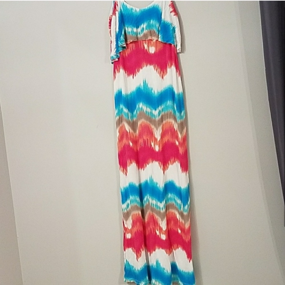 Arden B tie dye maxi dress size large